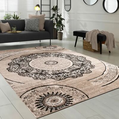 Tappeto Mandala Marrone Paco Home - 80x150cm Tappeto Mandala Marrone Paco Home - 80x150cm