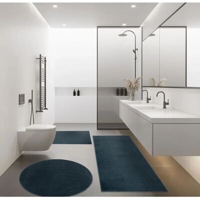 Tappetino da bagno moderno Paco Home blu - Tappetino da bagno Tappetino da bagno moderno Paco Home blu - Tappetino da bagno
