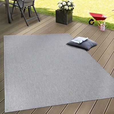 PACO HOME Timber 125 - Runder Outdoor Indoor Teppich 200cm PACO HOME Timber 125 - Runder Outdoor Indoor Teppich 200cm