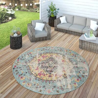 PACO HOME Artigo 401 Alfombra redonda multicolor - Alfombra PACO HOME Artigo 401 Alfombra redonda multicolor - Alfombra