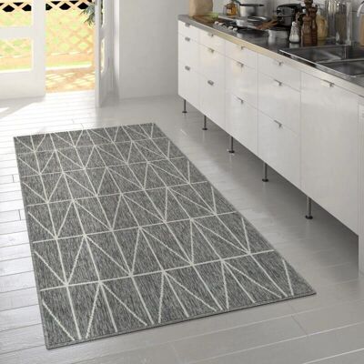 PACO HOME Brugge 224 Alfombra Geométrica para Exterior - Alfombra PACO HOME Brugge 224 Alfombra Geométrica para Exterior - Alfombra