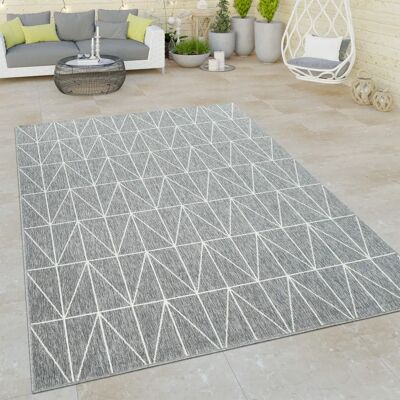 Tappeto PACO HOME Brugge 224 - Interni ed Esterni 4mm Grigio Tappeto PACO HOME Brugge 224 - Interni ed Esterni 4mm Grigio