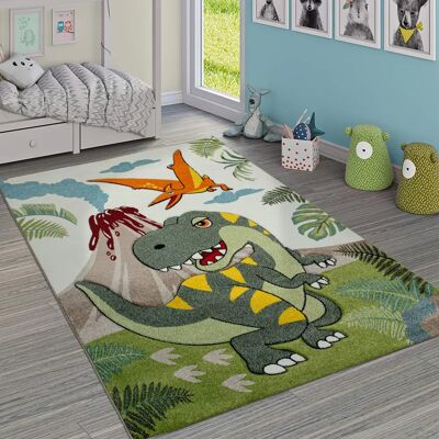 PACO HOME Dinosaurenteppich - Kinderzimmerteppich PACO HOME Dinosaurenteppich - Kinderzimmerteppich
