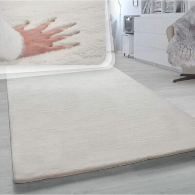 Alfombra Beige de Pelo Largo - PACO HOME - Estera de Área Alfombra Beige de Pelo Largo - PACO HOME - Estera de Área