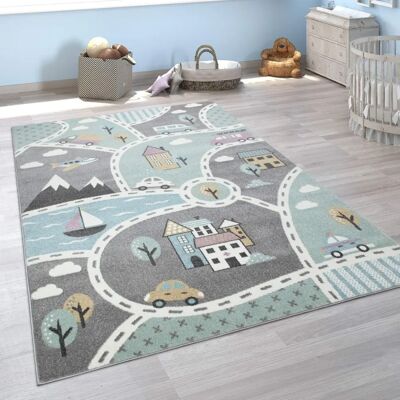 Tappeto per bambini PACO HOME Capri 318 - Verde, 200x280cm, 9mm Tappeto per bambini PACO HOME Capri 318 - Verde, 200x280cm, 9mm
