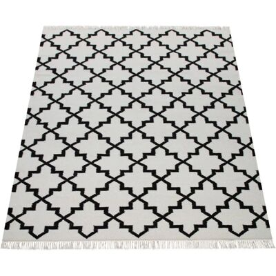 Tappeto Paco Home Motivo Marocchino Fatto a Mano Lana Cotone Tappeto Paco Home Motivo Marocchino Fatto a Mano Lana Cotone
