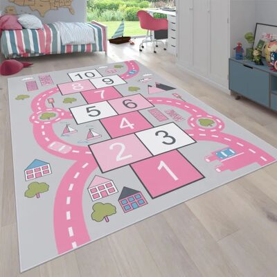 PACO HOME Bino 569 Tappeto per Bambini - Strade & Campana - 160cm Rotondo PACO HOME Bino 569 Tappeto per Bambini - Strade & Campana - 160cm Rotondo