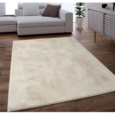PACO HOME Kunstfell Soft 380 - Hochflor-Teppich - Beige PACO HOME Kunstfell Soft 380 - Hochflor-Teppich - Beige