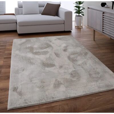 PACO HOME Kunstfell Soft 380 - Tappeto di peluche, Grigio, 120x170cm PACO HOME Kunstfell Soft 380 - Tappeto di peluche, Grigio, 120x170cm