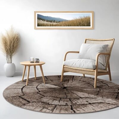 Tappeto Rotondo Tronco Albero Paco Home - Aspetto Naturale, 80cm Tappeto Rotondo Tronco Albero Paco Home - Aspetto Naturale, 80cm