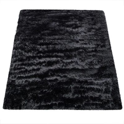 Tappeto Nero Pelo Lungo Shaggy - Tappeto Tappeto Nero Pelo Lungo Shaggy - Tappeto