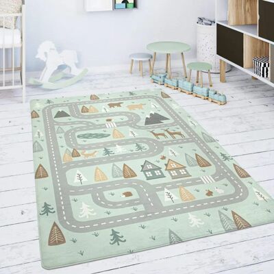 PACO HOME Chicos 550 Tappeto bambini - Design strada PACO HOME Chicos 550 Tappeto bambini - Design strada