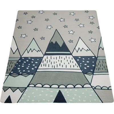 Tappeto Bambini PACO HOME - Motivo Animali e Arcobaleno - 120x160cm Tappeto Bambini PACO HOME - Motivo Animali e Arcobaleno - 120x160cm