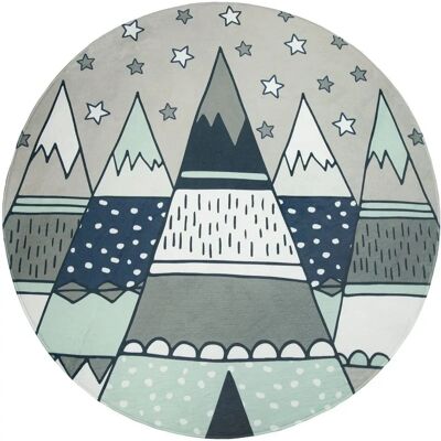 PACO HOME Kinderteppich Chicos 553 - Berge & Sterne PACO HOME Kinderteppich Chicos 553 - Berge & Sterne