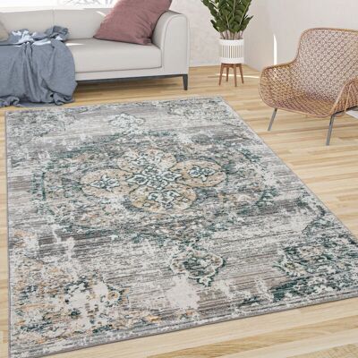 PACO HOME Herbete 733 - Tappeto - Verde - Stile Orientale Vintage PACO HOME Herbete 733 - Tappeto - Verde - Stile Orientale Vintage
