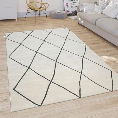 PACO HOME Haral 786 Tappeto Rotondo Bianco - Tappeto PACO HOME Haral 786 Tappeto Rotondo Bianco - Tappeto
