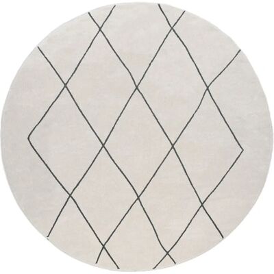 PACO HOME Haral 786 Tappeto rotondo bianco - Tappeto PACO HOME Haral 786 Tappeto rotondo bianco - Tappeto