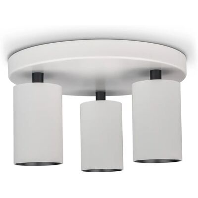 PACO HOME Decken- und Wandleuchte Schwarz-Weiß, Modern 3-Flammig GU10 PACO HOME Decken- und Wandleuchte Schwarz-Weiß, Modern 3-Flammig GU10
