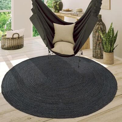 PACO HOME Viborg 595 - Alfombra de yute ecológica - 100cm PACO HOME Viborg 595 - Alfombra de yute ecológica - 100cm