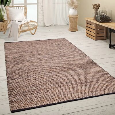 Tappeto Beige 200x290cm Fatto a Mano Boho Juta Fibra Naturale Paco Home Tappeto Beige 200x290cm Fatto a Mano Boho Juta Fibra Naturale Paco Home