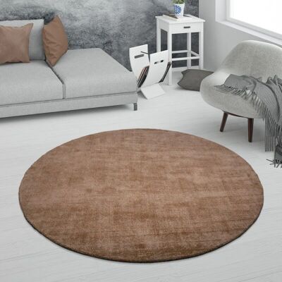 Paco Home - Alfombra Ovalada Beige Hecha a Mano Moderna Paco Home - Alfombra Ovalada Beige Hecha a Mano Moderna