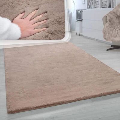 PACO HOME Tappeto beige a pelo lungo - Rabbit 780 PACO HOME Tappeto beige a pelo lungo - Rabbit 780