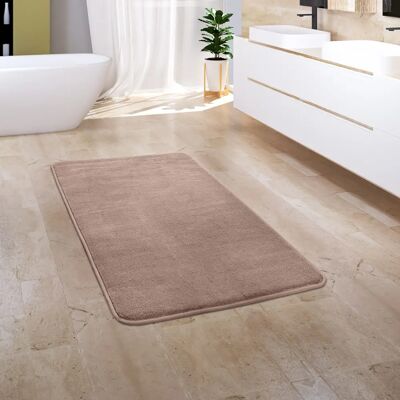 Tappeto bagno PACO HOME - Schiuma memory 60x100cm - Beige Tappeto bagno PACO HOME - Schiuma memory 60x100cm - Beige