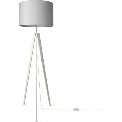 PACO HOME Canvas Uni Color Stehlampe - Vintage - Ø 44,5 cm, Höhe: 156 cm PACO HOME Canvas Uni Color Stehlampe - Vintage - Ø 44,5 cm, Höhe: 156 cm