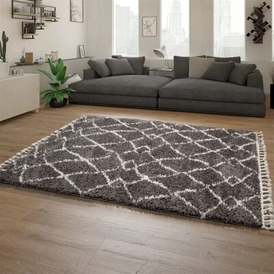 PACO HOME Orebro 170 Grauer Teppich - Teppiche PACO HOME Orebro 170 Grauer Teppich - Teppiche