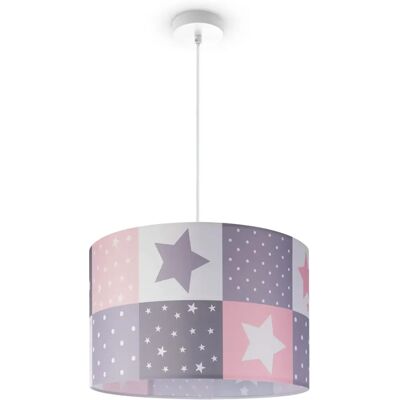 PACO HOME Cosmo 345 Weiße Kinderpendelleuchte - Kinderzimmer Stern Deckenlampe PACO HOME Cosmo 345 Weiße Kinderpendelleuchte - Kinderzimmer Stern Deckenlampe
