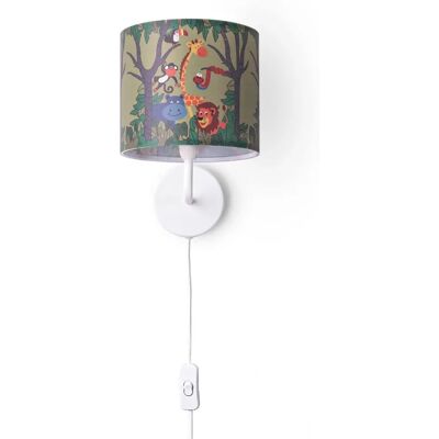 PACO HOME Dschungel Tier-Wandleuchte - E14, Ø 18cm, H 26,5cm PACO HOME Dschungel Tier-Wandleuchte - E14, Ø 18cm, H 26,5cm