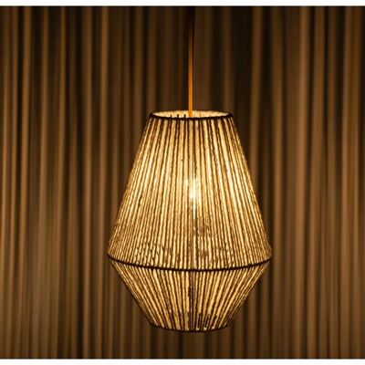 PACO HOME Pablo Weiße Pendelleuchte - Boho Korb Design PACO HOME Pablo Weiße Pendelleuchte - Boho Korb Design