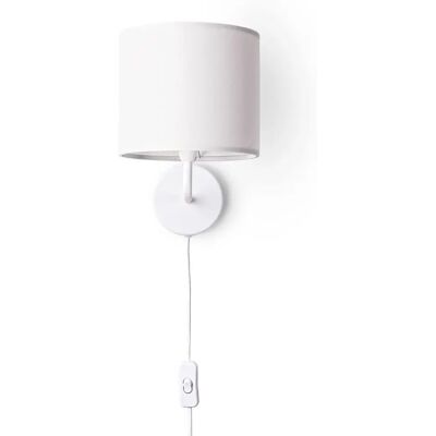 PACO HOME Weiße Wandleuchte - Ø18cm, 26,5cm hoch - Wandlampe PACO HOME Weiße Wandleuchte - Ø18cm, 26,5cm hoch - Wandlampe