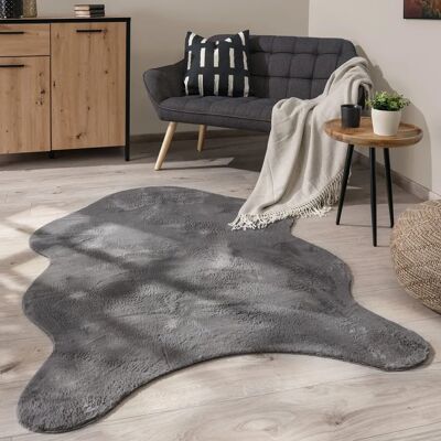 Paco Home - Tappeto in Finta Pelliccia - 80x120cm - Antracite Paco Home - Tappeto in Finta Pelliccia - 80x120cm - Antracite