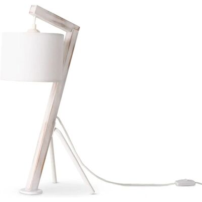 PACO HOME GALLOW Moderne weiße Tischlampe - E27 16cm PACO HOME GALLOW Moderne weiße Tischlampe - E27 16cm