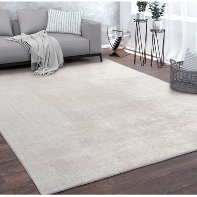 Alfombra redonda PACO HOME Cadiz 630 - Suave, Lavable, Plata Alfombra redonda PACO HOME Cadiz 630 - Suave, Lavable, Plata