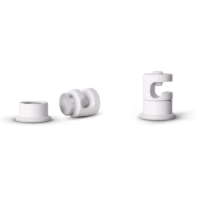 PACO HOME Tubo Passacavo Sospensione Soffitto - Bianco - Alluminio - 2-pack - Ceiling cable management kit PACO HOME Tubo Passacavo Sospensione Soffitto - Bianco - Alluminio - 2-pack - Ceiling cable management kit