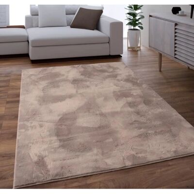 Tapis Paco Home Taupe à Poil Long - Tapis - Publicité Tapis Paco Home Taupe à Poil Long - Tapis - Publicité