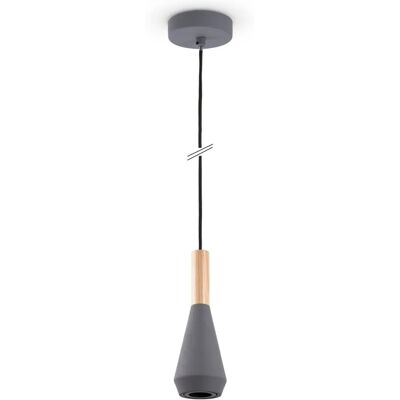 PACO HOME MORA Graue Pendelleuchte - Modernes Skandinavisches Design PACO HOME MORA Graue Pendelleuchte - Modernes Skandinavisches Design