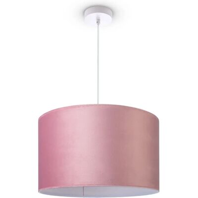 Paco Home Pink Velours Pendelleuchte - Pendelleuchte Paco Home Pink Velours Pendelleuchte - Pendelleuchte