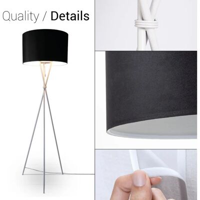 PACO HOME Kate einfarbige Stehlampe - Stilvolle Wohnzimmerbeleuchtung PACO HOME Kate einfarbige Stehlampe - Stilvolle Wohnzimmerbeleuchtung