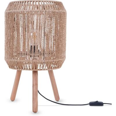 PACO HOME SOL Tischleuchte - Natürlicher Boho-Stil mit Korb-Schirm PACO HOME SOL Tischleuchte - Natürlicher Boho-Stil mit Korb-Schirm