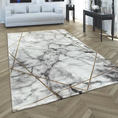 PACO HOME Kraft Alfombra de Pelo Corto - Redonda 120cm - Estilo Mármol PACO HOME Kraft Alfombra de Pelo Corto - Redonda 120cm - Estilo Mármol