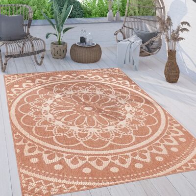 Paco Home - Alfombra Exterior Estilo Marroquí 80x250cm - Albaricoque Paco Home - Alfombra Exterior Estilo Marroquí 80x250cm - Albaricoque