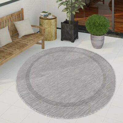 Paco Home - Modello ø 120 cm - Tappeto con Motivo Geometrico - Interno ed Esterno Paco Home - Modello ø 120 cm - Tappeto con Motivo Geometrico - Interno ed Esterno