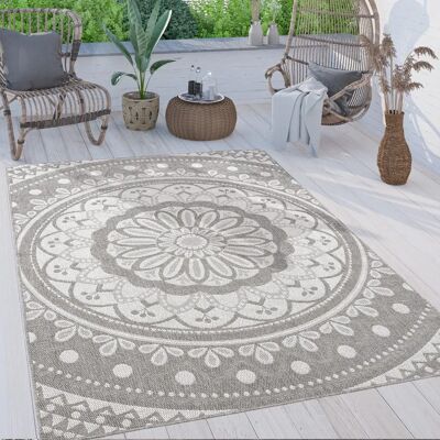 Alfombra PACO HOME Brescia 471 - 200x280cm, Gris, Exterior Alfombra PACO HOME Brescia 471 - 200x280cm, Gris, Exterior