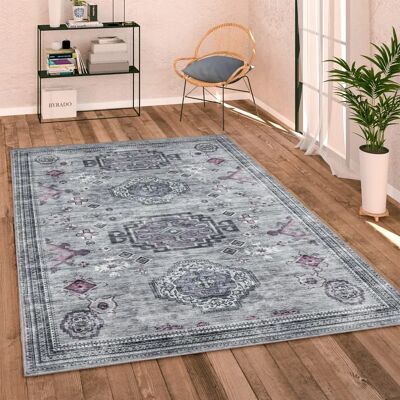 Tappeto PACO HOME Bordeaux - Vintage, Orientale, Pelo Corto Tappeto PACO HOME Bordeaux - Vintage, Orientale, Pelo Corto