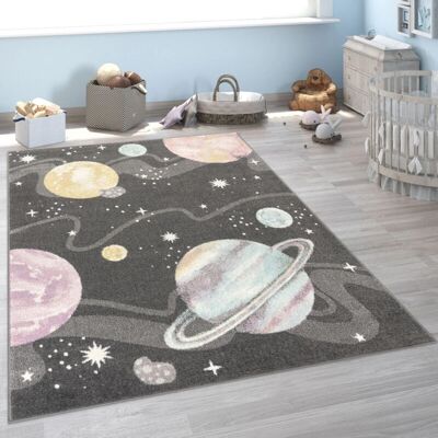 Tappeto Bambini Paco Home - Pianeti Spazio - 160cm Tappeto Bambini Paco Home - Pianeti Spazio - 160cm