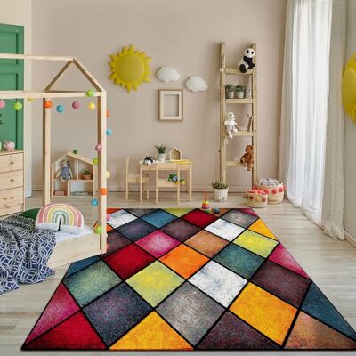 Paco Home Bunte Kurze Flor Teppich - Teppich Paco Home Bunte Kurze Flor Teppich - Teppich