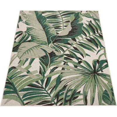 Tapis PACO HOME Ostende 551 Vert Feuilles de Palme - Tapis - Publicité Tapis PACO HOME Ostende 551 Vert Feuilles de Palme - Tapis - Publicité